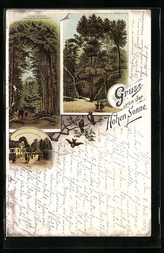 Lithographie eisenach hotel - eisenach,,