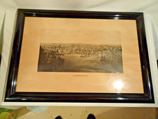 alter Lichtdruck von Crimmitschau im Rahmen 83 x 58 cm  -  ca. 1920