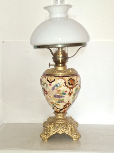 Alte petroleumlampe aus - alte,