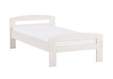 Bettgestell 90x200, weiß, Kiefer, kaum genutztes Gästebett