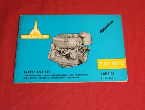 Ersatzteilliste deutz motor f - deutz,