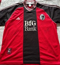 SC Freiburg Heim Trikot Saison 1998/99 Gr. XL Adidas Bfg Bank