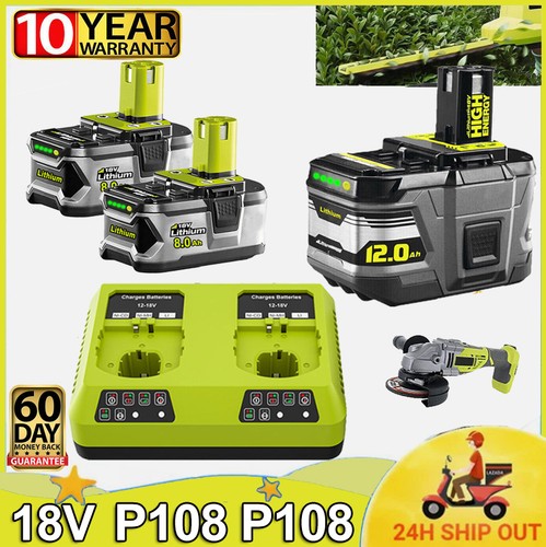 18v 8ah 12ah akku - für, ryobi