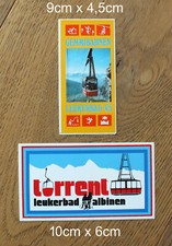 2 X Sticker Aufkleber Seilbahn