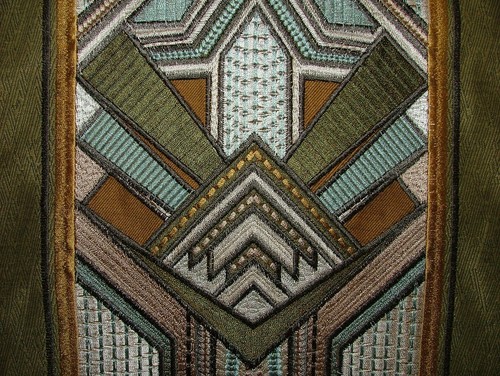 Kunst deco bestickt gatsby - kunst,