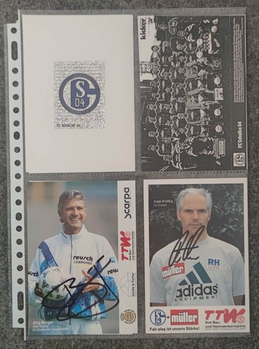 Autogrammkarten schalke - autogrammkarten,