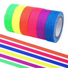 6 Rollen Neon Klebeband