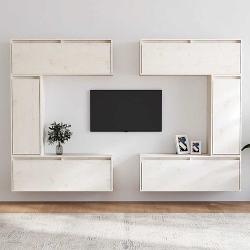 Schrank 6tlg massivholz - tv,