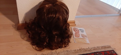 Perücke neu mit locken - neu, braun