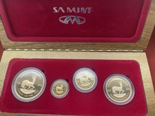 1994 South Africa Krugerrand Prestige Proof Set - 4 Goldmünzen (Originalbox)