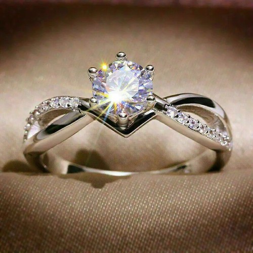 Rund weiß diamant - kt,