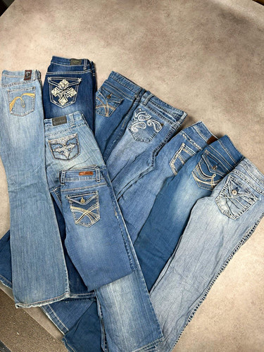Y2k embroidered bootcut - embroidered,
