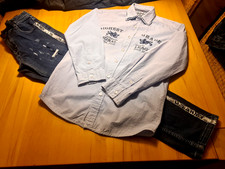 Kombi Set  146/152 Jungen (1x Jeans Hose + 1x Hemd mit Drachen)