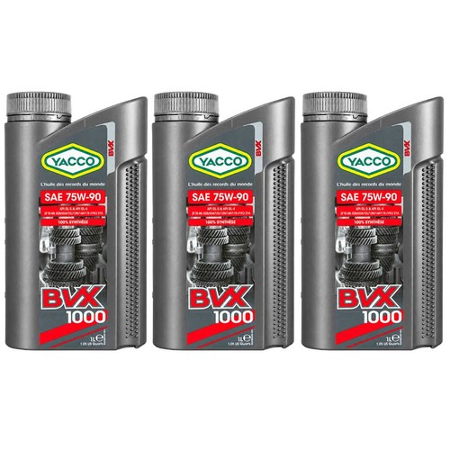 Yacco bvx 1000 75w90 - 3l,