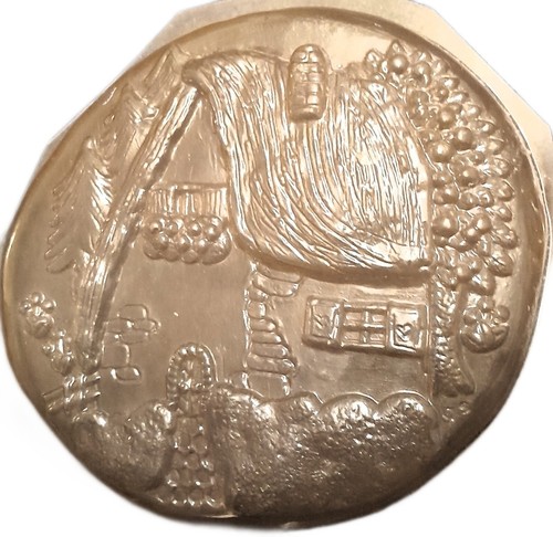 Gips gieß bild förster haus - gips,