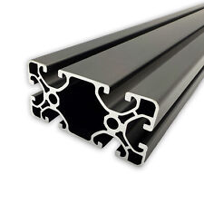 Alu Profil 40x80 Nut 8 schwarz Ultraleicht Nutprofil Aluminiumprofil ITEM komp.