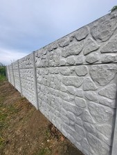 10-120m Betonzaun mit Lieferung und Entladung Gartenzaun aus Polen Sichtschutz