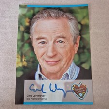 Autogrammkarte von Gerd Lohmeyer  ( Dahoam Is Dahoam ) 