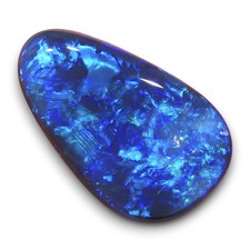Schwarzer Opal aus Lightning Ridge Australien Schmuck Edelstein Black Opal