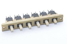 Druckschalter / Tastensatz von Alps Typ 028N, 6-fach, HiFi-/Meßgeräte Reparatur