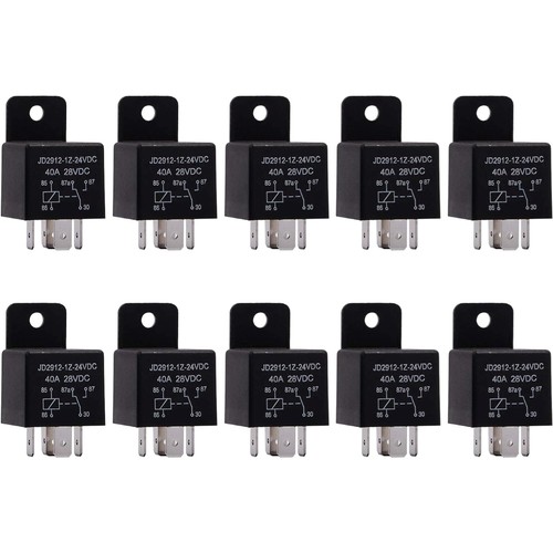 10x pin relais 24v - 10x, 40a