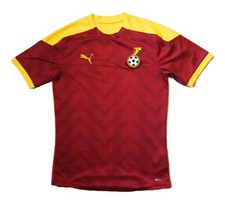Puma Ghana 2020/2021 Training Shirt Trikot rot gelb Sz. M