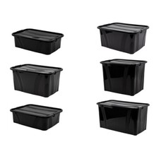 Aufbewahrungsbox schwarz mit