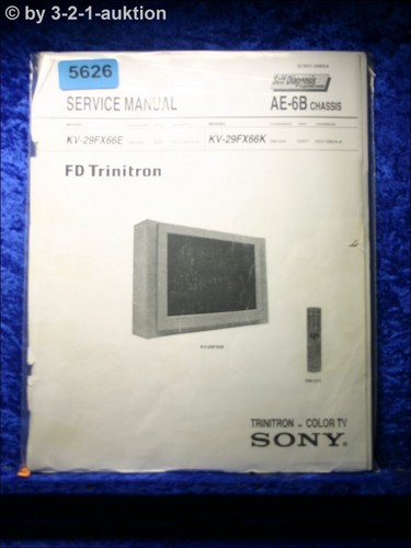 Sony service manual 29fx66e - sony,