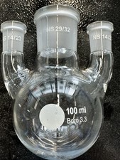 Dreihals Rundkolben 100ml