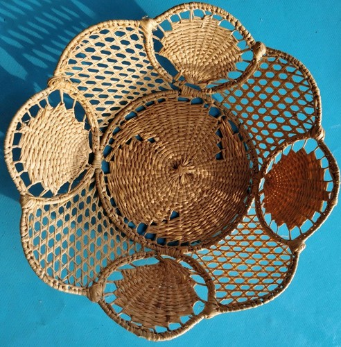 Vintage rattan boho - vintage, korb