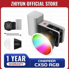 Zhiyun Cinepeer CX50 RGB Led Videolicht mit Akku APP Tragbar Led Videoleuchte