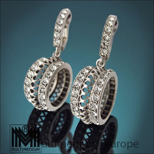 Antike art deco - strass, silber