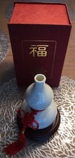 Karaffe  Flasche mit Becher, Japan China?m. Sockel Elfenbein Farbig M 56