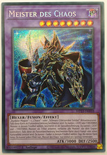 Meister des Chaos 1. Auflage Neu Secret Rare Yugioh Deutsch Dunkler Magier Deck