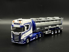 Scania S Highline CS20H 4x2 Tankauflieger "Mydland" WSI LKW Modelle Maßstab 1:50