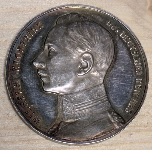 990 medaille silber - silber, kronprinz