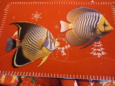 2 Meeresfische Neu Metall Deko