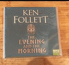 The Evening and the Morning [Audio] by Ken Follett [CD-Audio] Sealed 
