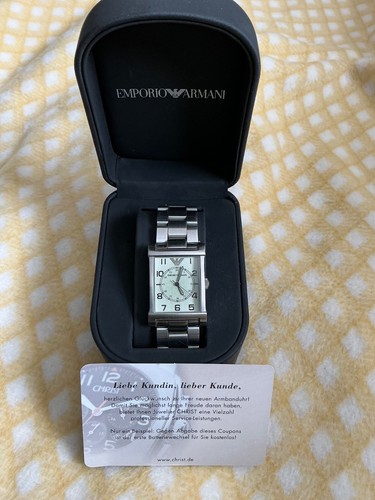 Emporio armani edelstahl uhr - emporio,