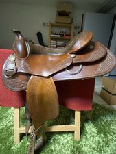 Westernsattel Continental Saddlery, Equiflex, 16“, Farbe braun, punziert, Concha