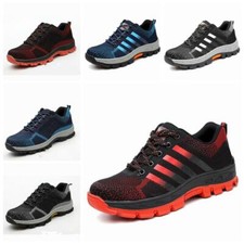 Herren Damen Sicherheitsschuhe Stahl Toe Caps Turnschuhe Wandern Arbeit Stiefel