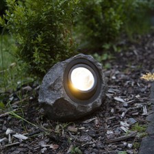 LED Solar Felsen Stein Rocky