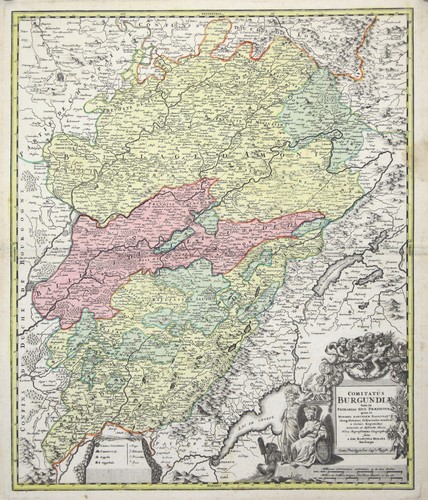 Burgund original kupferstich - burgund,