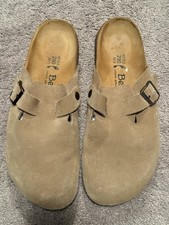 Betula Birkenstock Suede Clogs