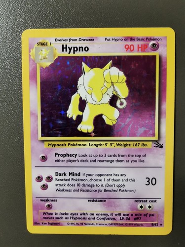 Pokémon karte hypno - karte,
