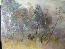 Eugen Osswald Nidden kurische Nehrung : Auerhahn Jagd Hunting Litauen Baltikum