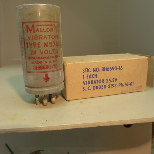 Vintage mallory vibrator - 1x,