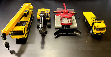 Siku - 4 große Spielzeugautos: Lastkran, Bagger, Schneeraupe und Abschleppwagen 