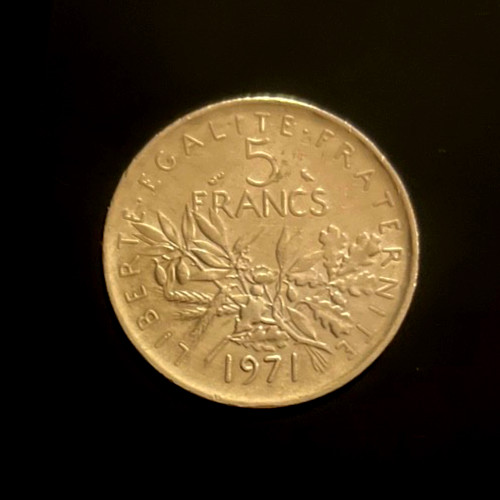 5 francs 1971 - 5,