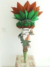 Schultüte T-Rex Zuckertüte Dinosaurier abnehmbar Flugsaurier Junge Name neu